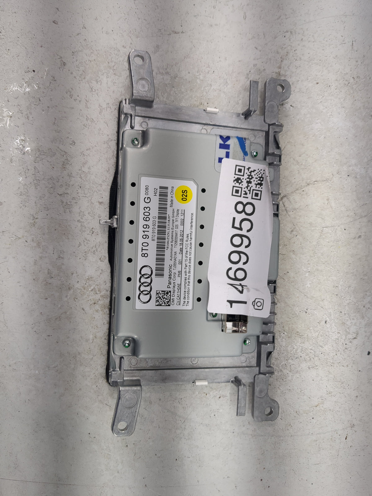 2009-2016 Audi A4 Information Radio Display Screen 1469958 - Oemusedautoparts1.com