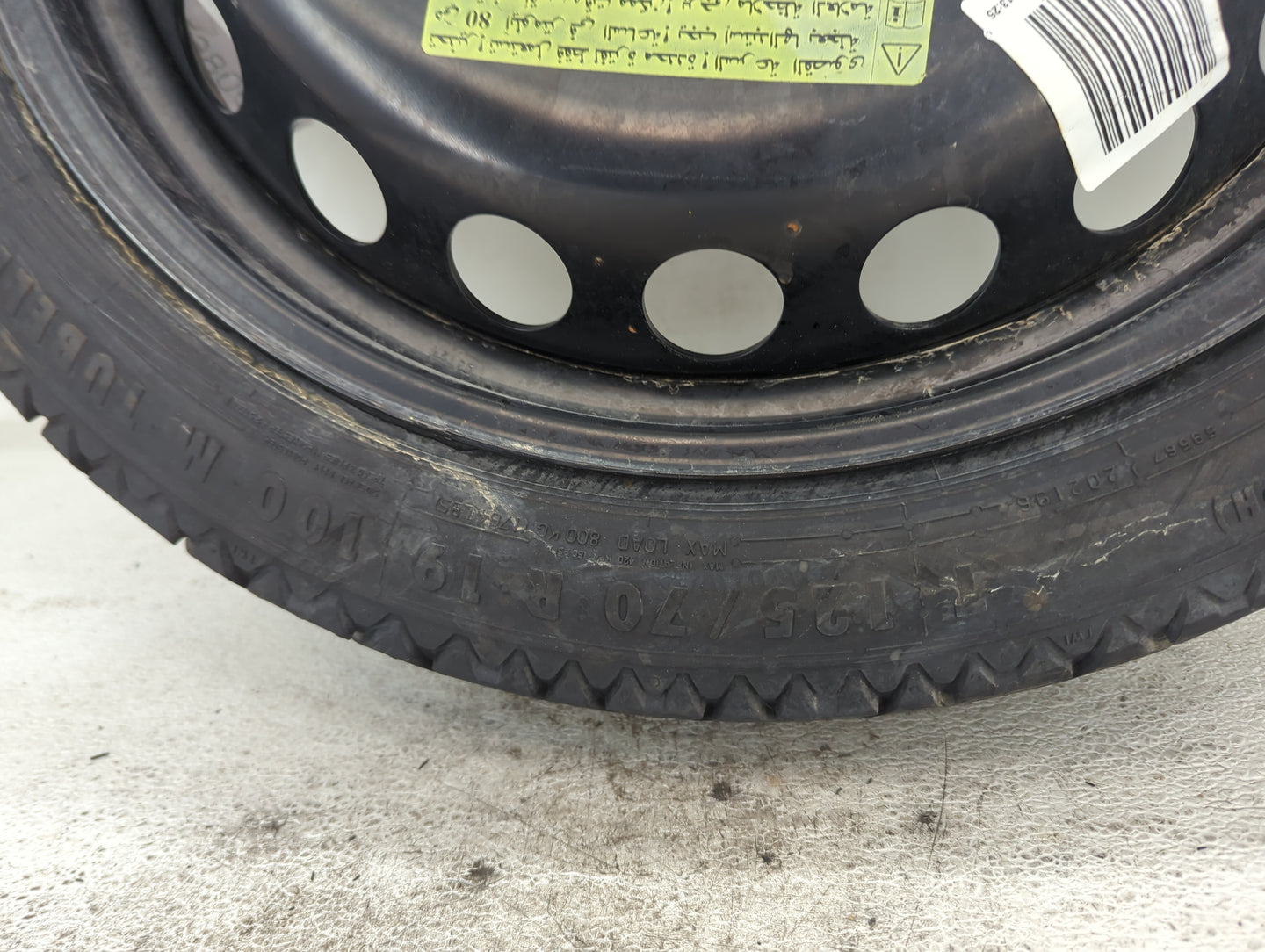 2009-2016 Audi A4 Spare Donut Tire Wheel Rim Oem 1490773 - Oemusedautoparts1.com