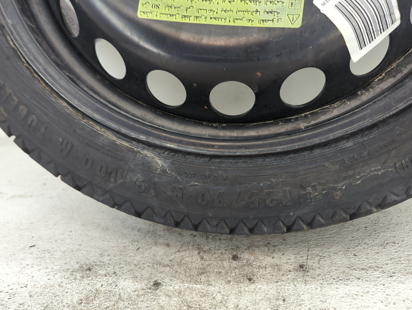 2009-2016 Audi A4 Spare Donut Tire Wheel Rim Oem 1490773 - Oemusedautoparts1.com