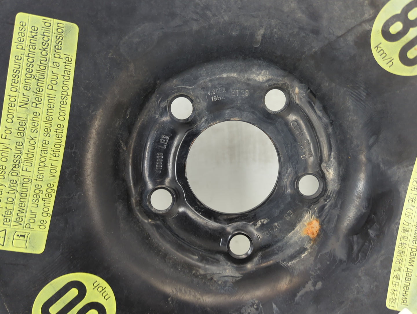 2009-2016 Audi A4 Spare Donut Tire Wheel Rim Oem 1490773 - Oemusedautoparts1.com