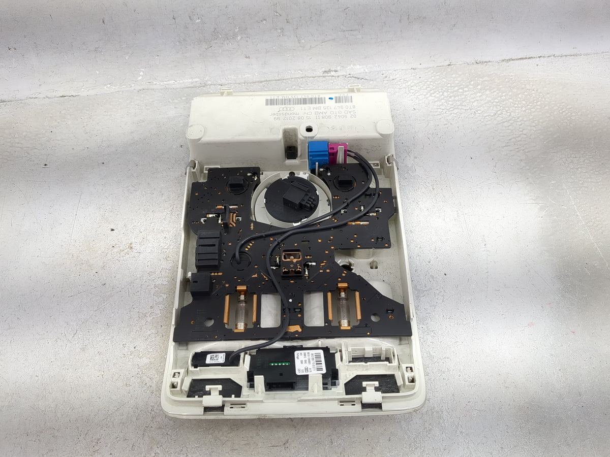 2013 Audi A4 Overhead Roof Console Gray - Oemusedautoparts1.com