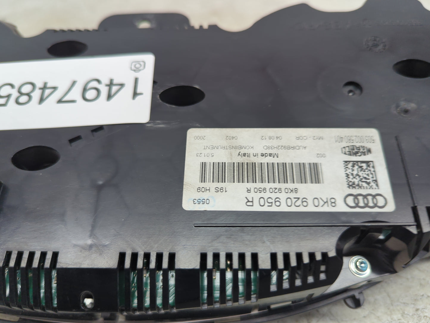 2013 Audi A4 Instrument Cluster Speedometer Gauges P/N:8K0920950R 503002760401 Miles: Fits OEM Used Auto Parts - Oemusedauto