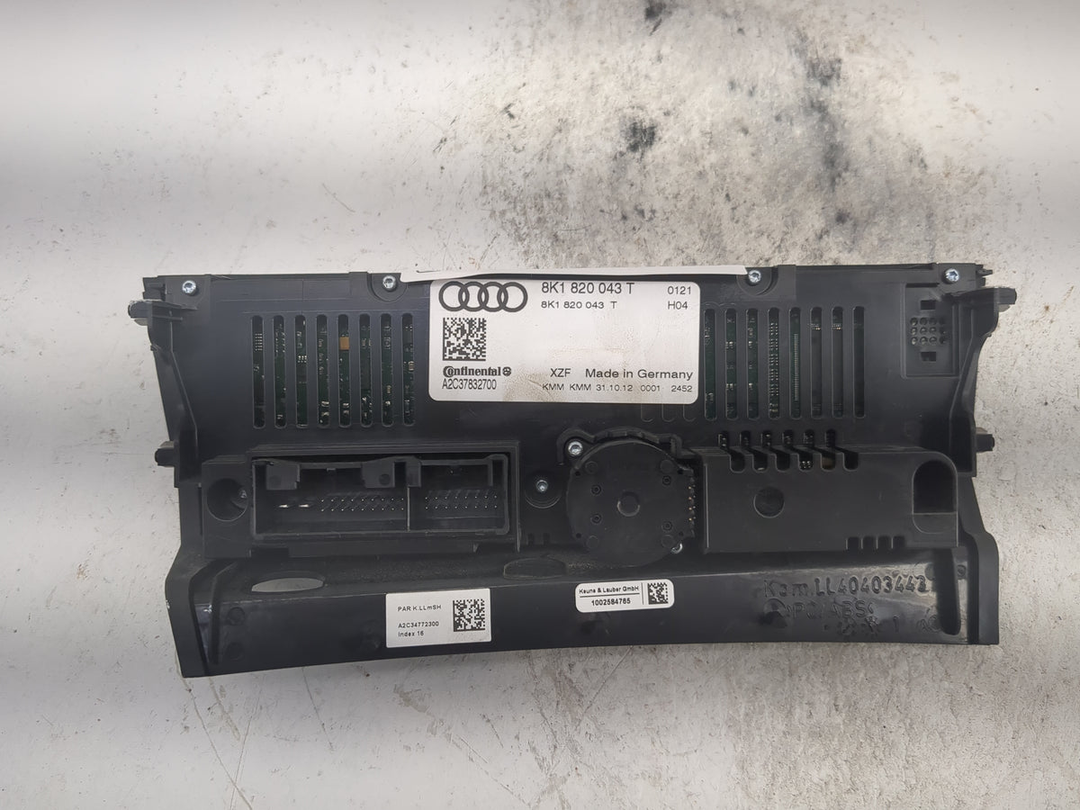 2013-2016 Audi A4 Climate Control Module Temperature AC/Heater Replacement P/N:8K1820043T A2C37832700 Fits OEM Used Auto Par