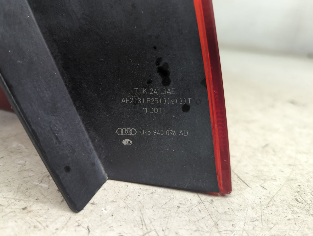 2013 Audi A4 Tail Light Assembly Passenger Right OEM P/N:8K5945096AD Fits OEM Used Auto Parts - Oemusedautoparts1.com