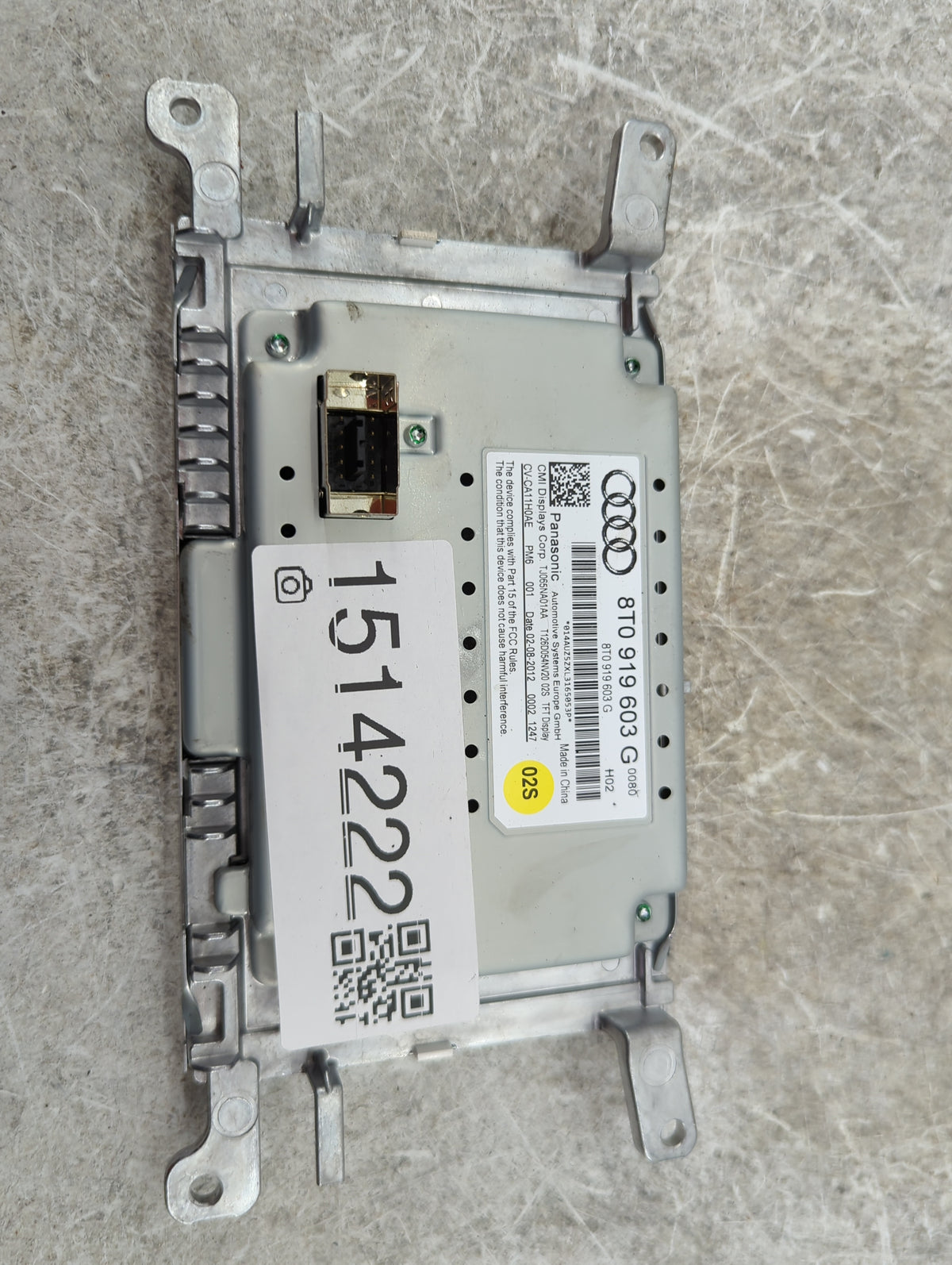 2009-2016 Audi A4 Information Radio Display Screen 1514222 - Oemusedautoparts1.com