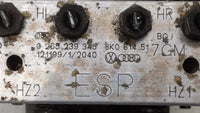 2013 Audi A4 ABS Pump Control Module Replacement P/N:8K0 614 517GM 8K0 907 379 CK Fits OEM Used Auto Parts - Oemusedautopart