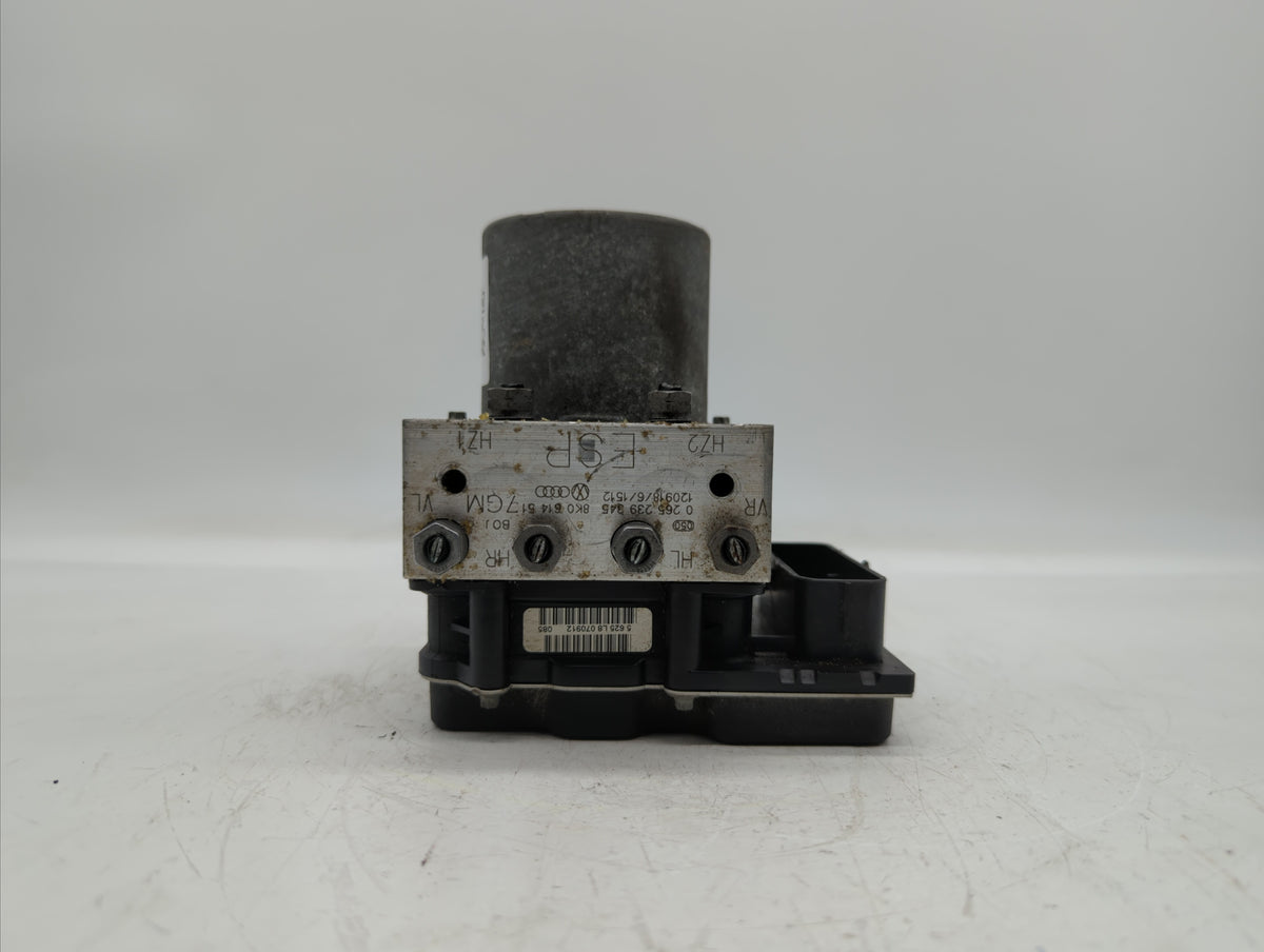 2013 Audi A4 Anti-Lock Brake ABS Pump Module Actuator OEM P/N:8K0 614 517GM 8K0 907 379 CK Fits OEM Used Auto Parts - Oemuse
