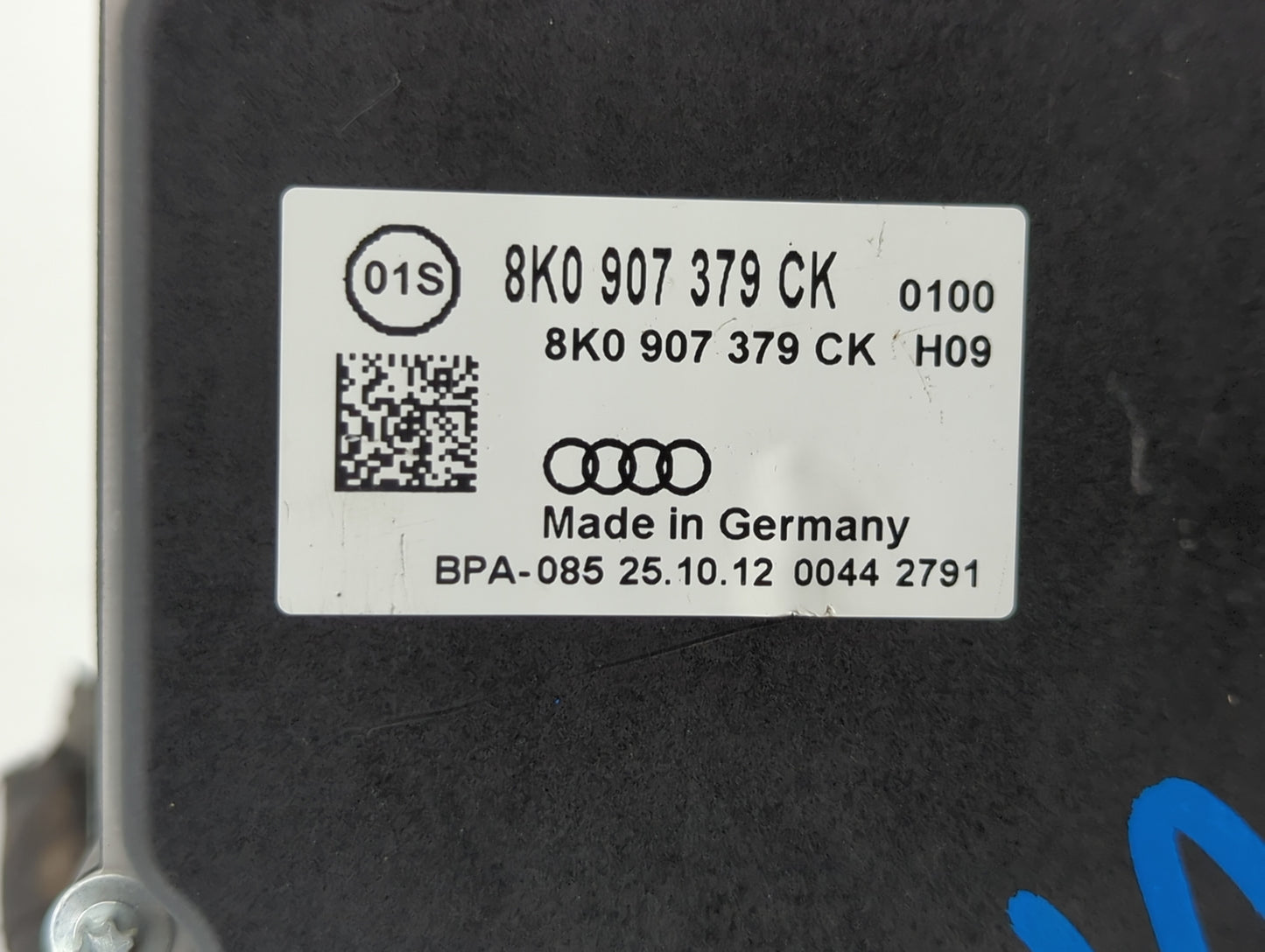 2013 Audi A4 ABS Pump Control Module Replacement P/N:8K0 614 517GM 8K0 907 379 CK Fits OEM Used Auto Parts - Oemusedautopart