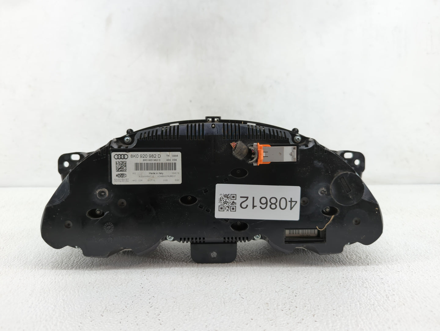 2013 Audi A4 Instrument Cluster Speedometer Gauges P/N:8K0 920 982 D 8K0 920 982 D Fits OEM Used Auto Parts - Oemusedautopar