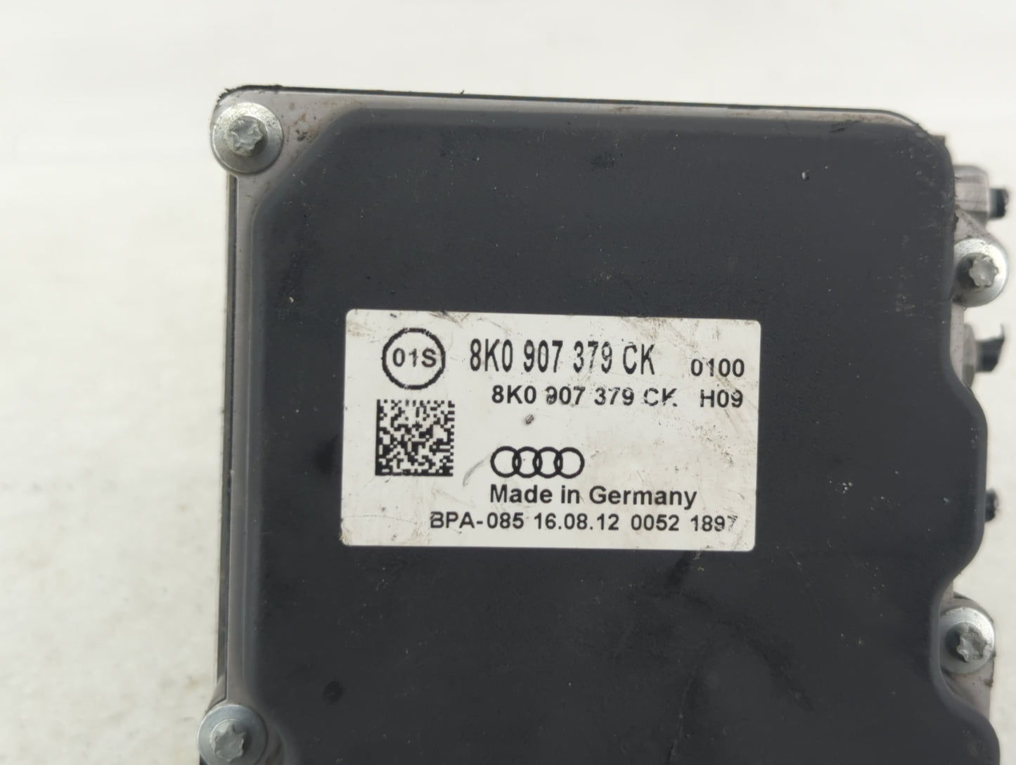 2013 Audi A4 ABS Pump Control Module Replacement P/N:8K0 614 517GM 8K0 907 379 CK Fits OEM Used Auto Parts - Oemusedautopart
