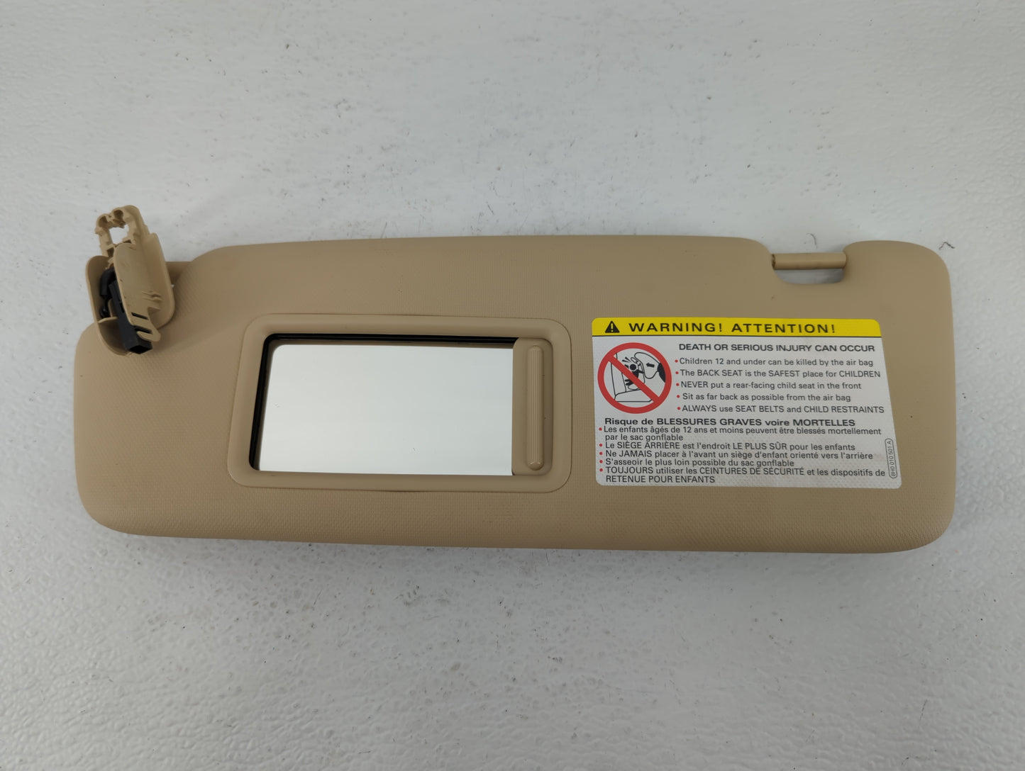 2013-2016 Audi A4 Sun Visor Shade Replacement Driver Left Mirror Fits Fits 2013 2014 2015 2016 OEM Used Auto Parts - Oemused
