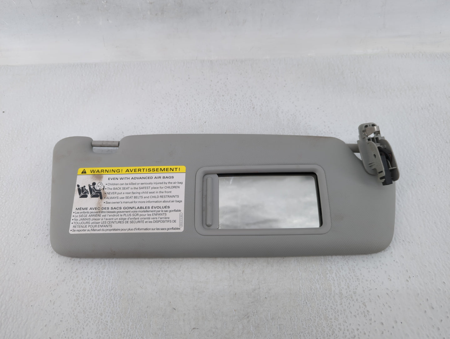 2013-2016 Audi A4 Sun Visor Shade Replacement Passenger Right Mirror Fits Fits 2013 2014 2015 2016 OEM Used Auto Parts - Oem
