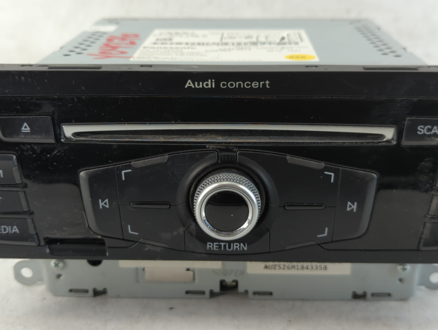 2013-2016 Audi A4 Radio AM FM Cd Player Receiver Replacement P/N:8R1 035 186 Q Fits Fits 2013 2014 2015 2016 OEM Used Auto P