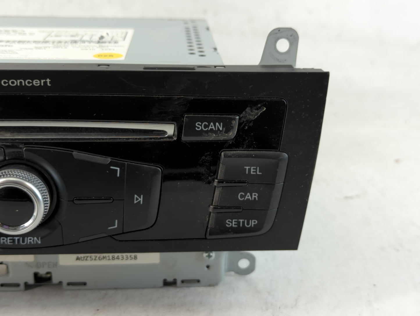 2013-2016 Audi A4 Radio AM FM Cd Player Receiver Replacement P/N:8R1 035 186 Q Fits Fits 2013 2014 2015 2016 OEM Used Auto P