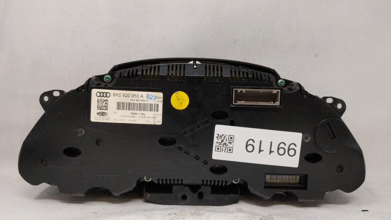 2013 Audi A4 Instrument Cluster Speedometer Gauges P/N:8K0 920 950R 8K0 920 950 A Fits OEM Used Auto Parts - Oemusedautopart