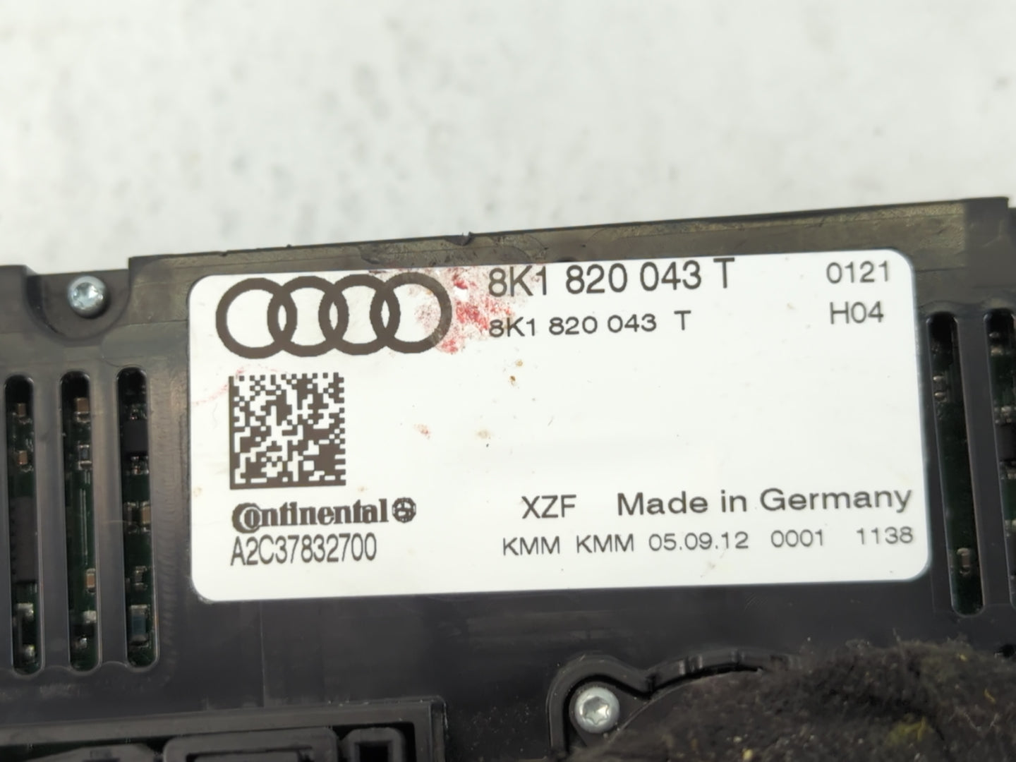 2010-2013 Audi A5 Climate Control Module Temperature AC/Heater Replacement P/N:8K1 820 043 T Fits Fits 2009 2010 2011 2012 2