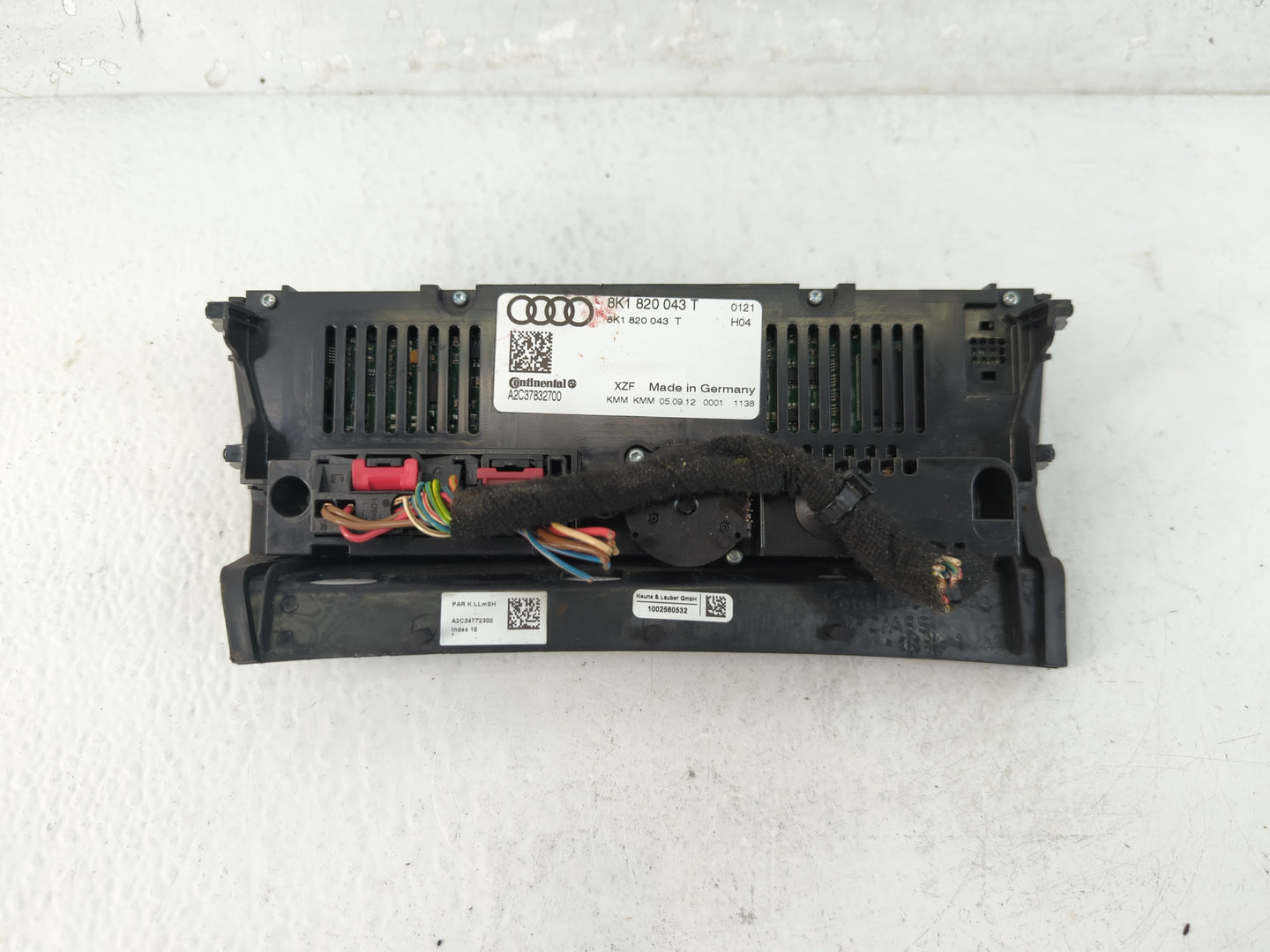 2010-2013 Audi A5 Climate Control Module Temperature AC/Heater Replacement P/N:8K1 820 043 T Fits Fits 2009 2010 2011 2012 2