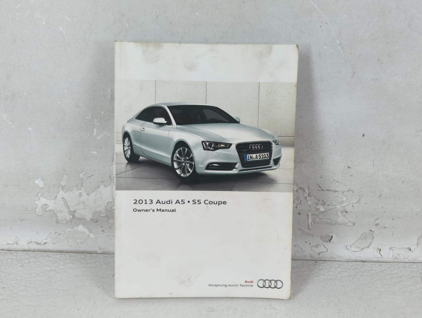 2013 Audi A5 Owners Manual Book Guide P/N:131 561 8T3 23 OEM Used Auto Parts - Oemusedautoparts1.com
