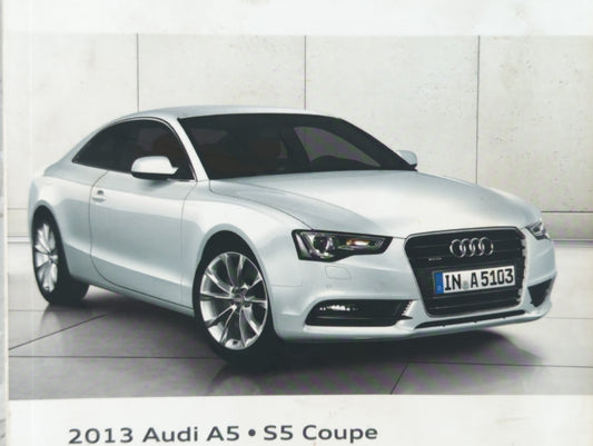2013 Audi A5 Owners Manual Book Guide P/N:131 561 8T3 23 OEM Used Auto Parts