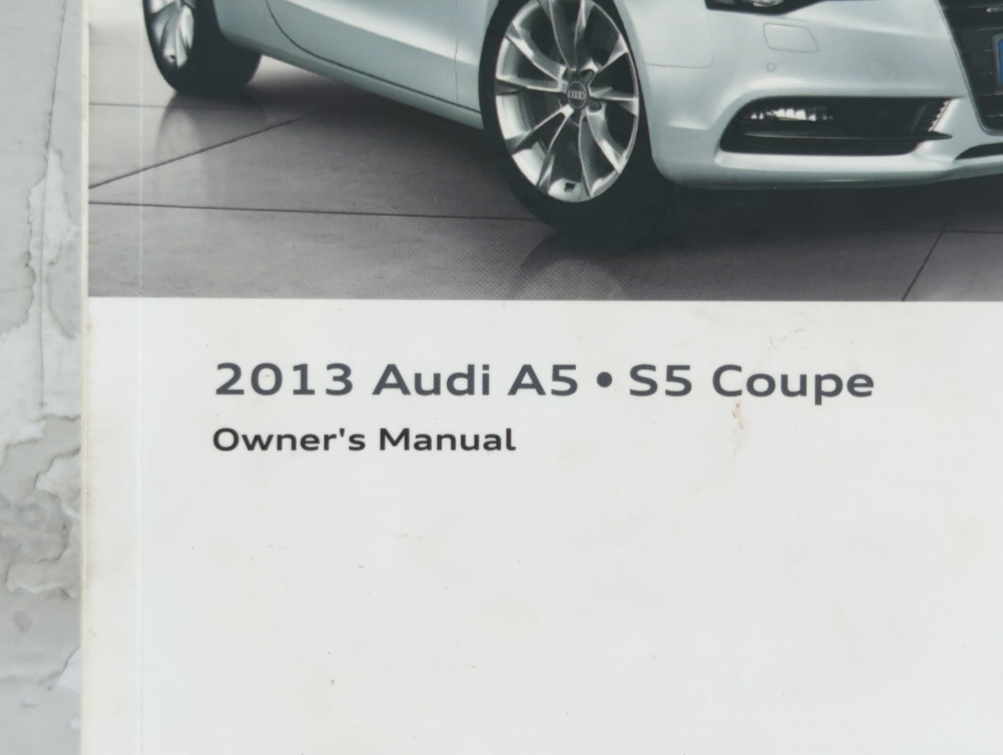 2013 Audi A5 Owners Manual Book Guide P/N:131 561 8T3 23 OEM Used Auto Parts - Oemusedautoparts1.com