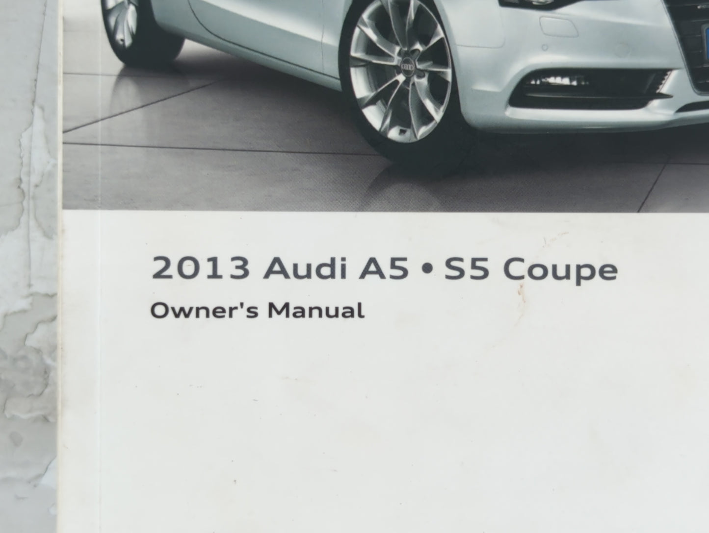 2013 Audi A5 Owners Manual Book Guide P/N:131 561 8T3 23 OEM Used Auto Parts - Oemusedautoparts1.com