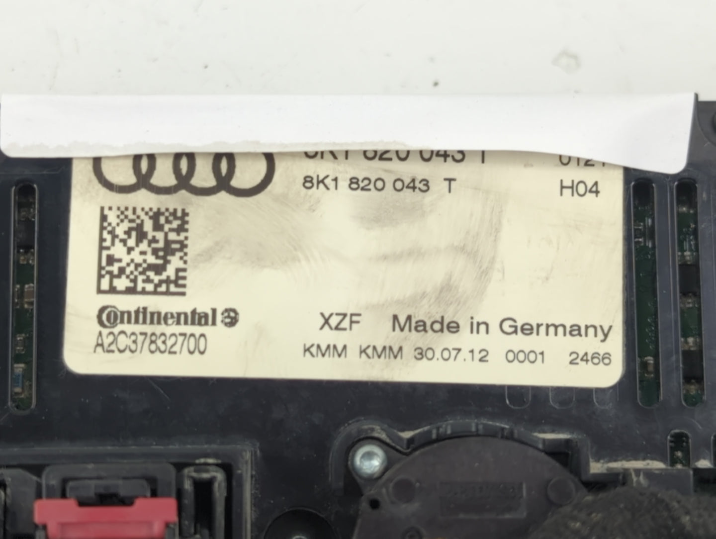 2010-2013 Audi A5 Climate Control Module Temperature AC/Heater Replacement P/N:8K1 820 043 T Fits Fits 2009 2010 2011 2012 2