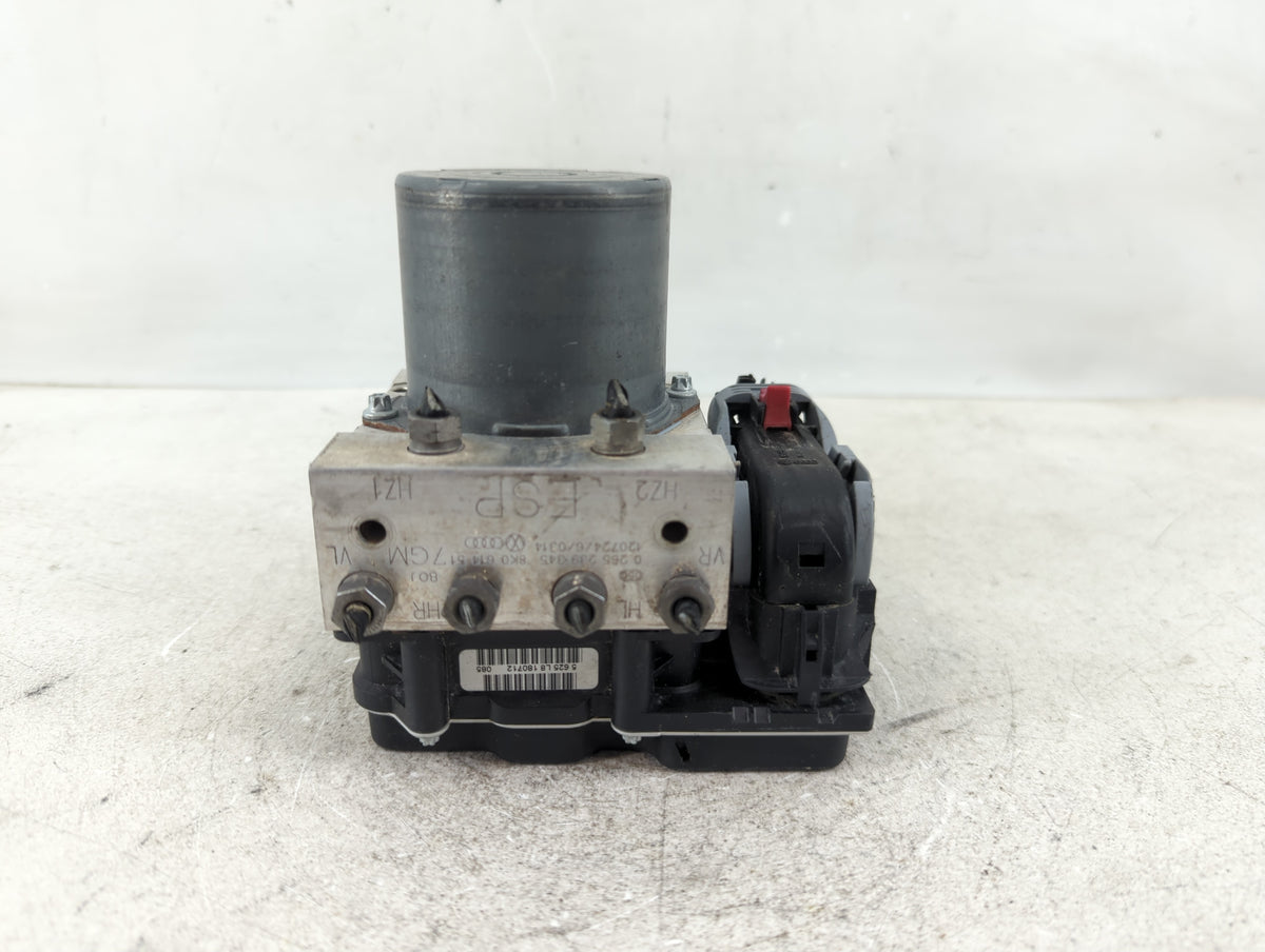 2013 Audi A5 Anti-Lock Brake ABS Pump Module Actuator OEM P/N:8K0 614 517 GM Fits OEM Used Auto Parts - Oemusedautoparts1.co