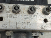 2013 Audi A5 Anti-Lock Brake ABS Pump Module Actuator OEM P/N:8K0 614 517 GM Fits OEM Used Auto Parts - Oemusedautoparts1.co