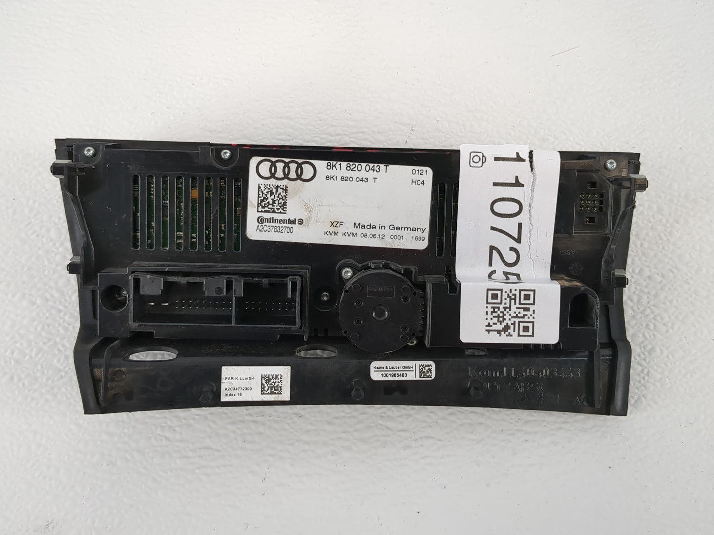 2010-2013 Audi A5 Climate Control Module Temperature AC/Heater Replacement P/N:8K1 820 043 T Fits Fits 2009 2010 2011 2012 2