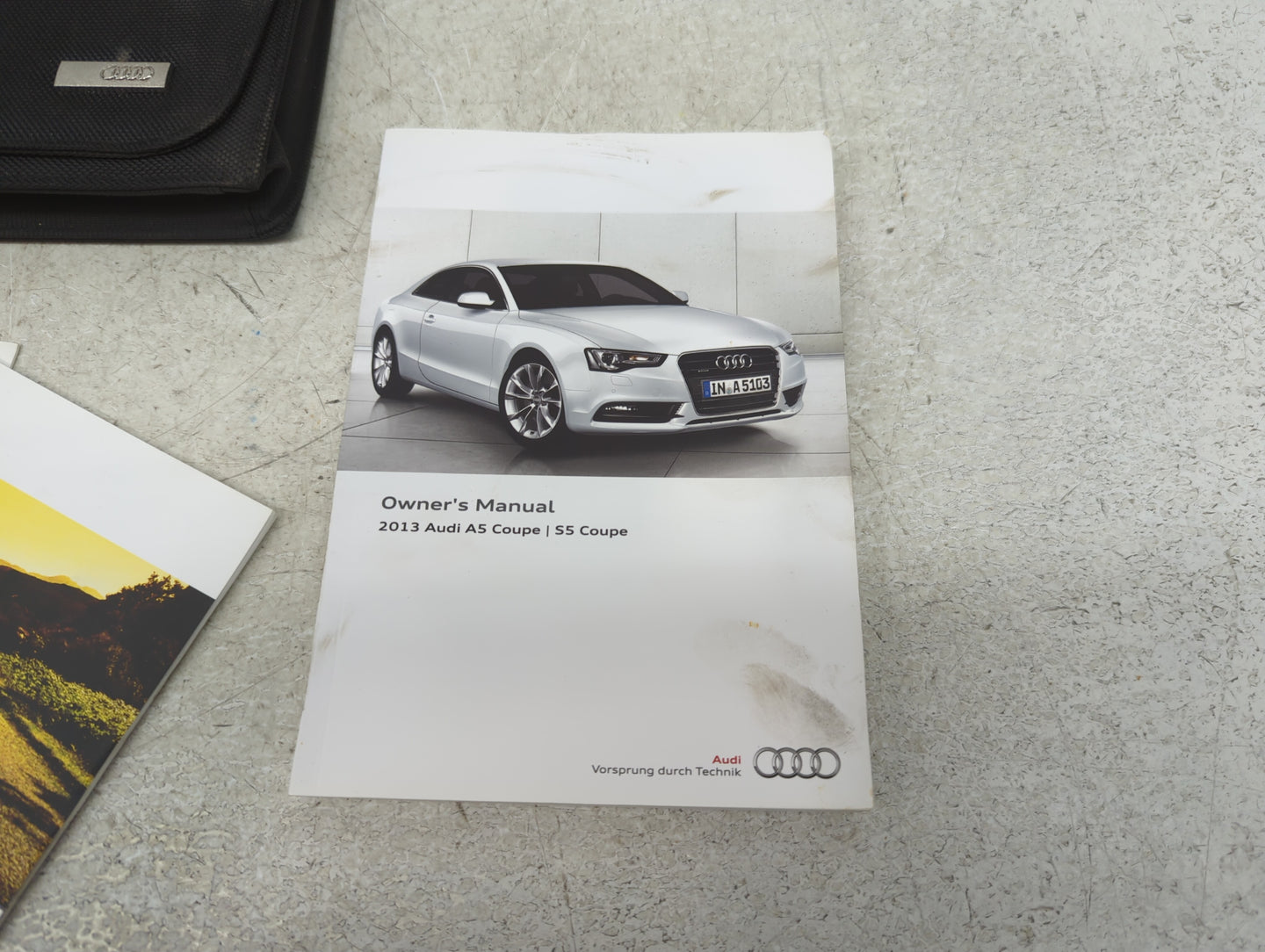2013 Audi A5 Owners Manual Book Guide P/N:132.561.8T0.23 OEM Used Auto Parts - Oemusedautoparts1.com