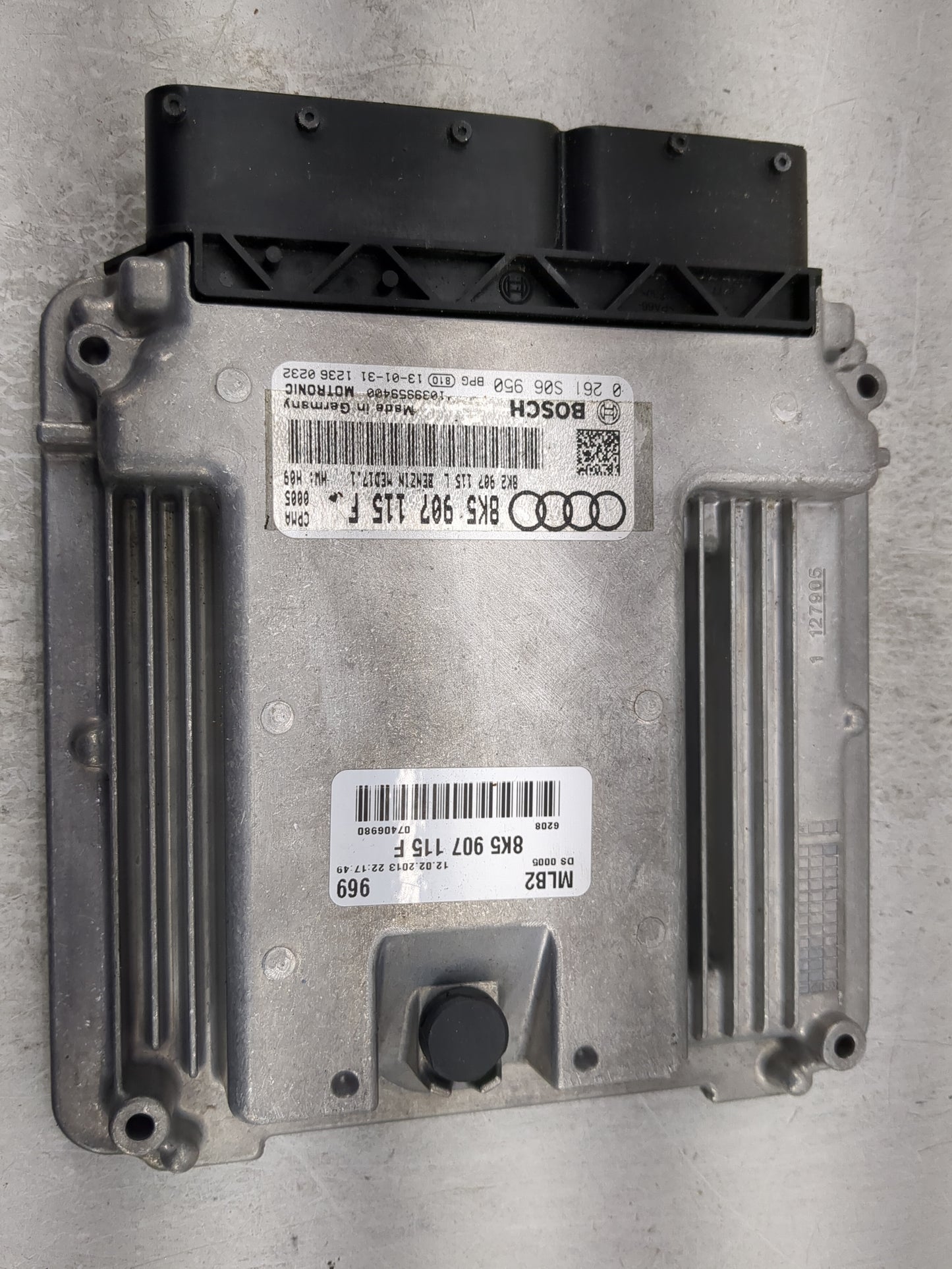 2013-2016 Audi A5 PCM Engine Control Computer ECU ECM PCU OEM P/N:8K5 907 115 F 0 261 S06 950 Fits Fits 2013 2014 2015 2016 