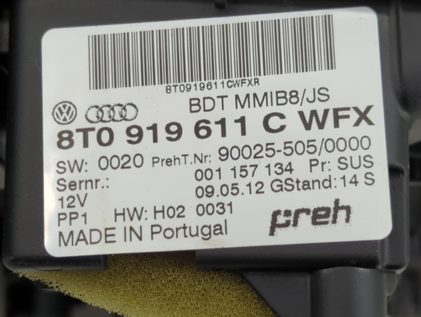 2013-2017 Audi A5 Radio AM FM Cd Player Receiver Replacement P/N:8T0919611C 8T0919611CWFX Fits Fits 2013 2014 2015 2016 2017