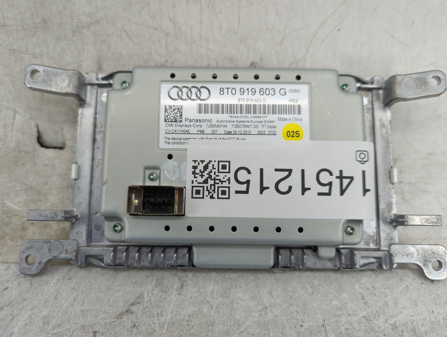 2013-2016 Audi A5 Information Display Screen - Oemusedautoparts1.com