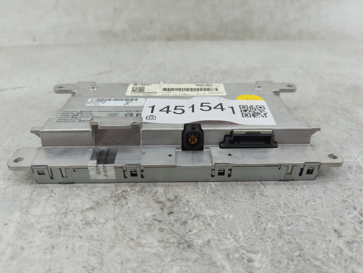 2013 Audi A5 Information Display Screen - Oemusedautoparts1.com