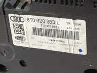 2013 Audi A5 Instrument Cluster Speedometer Gauges P/N:503 002 551 002 8T0 920 983 L Miles: Fits OEM Used Auto Parts - Oemus