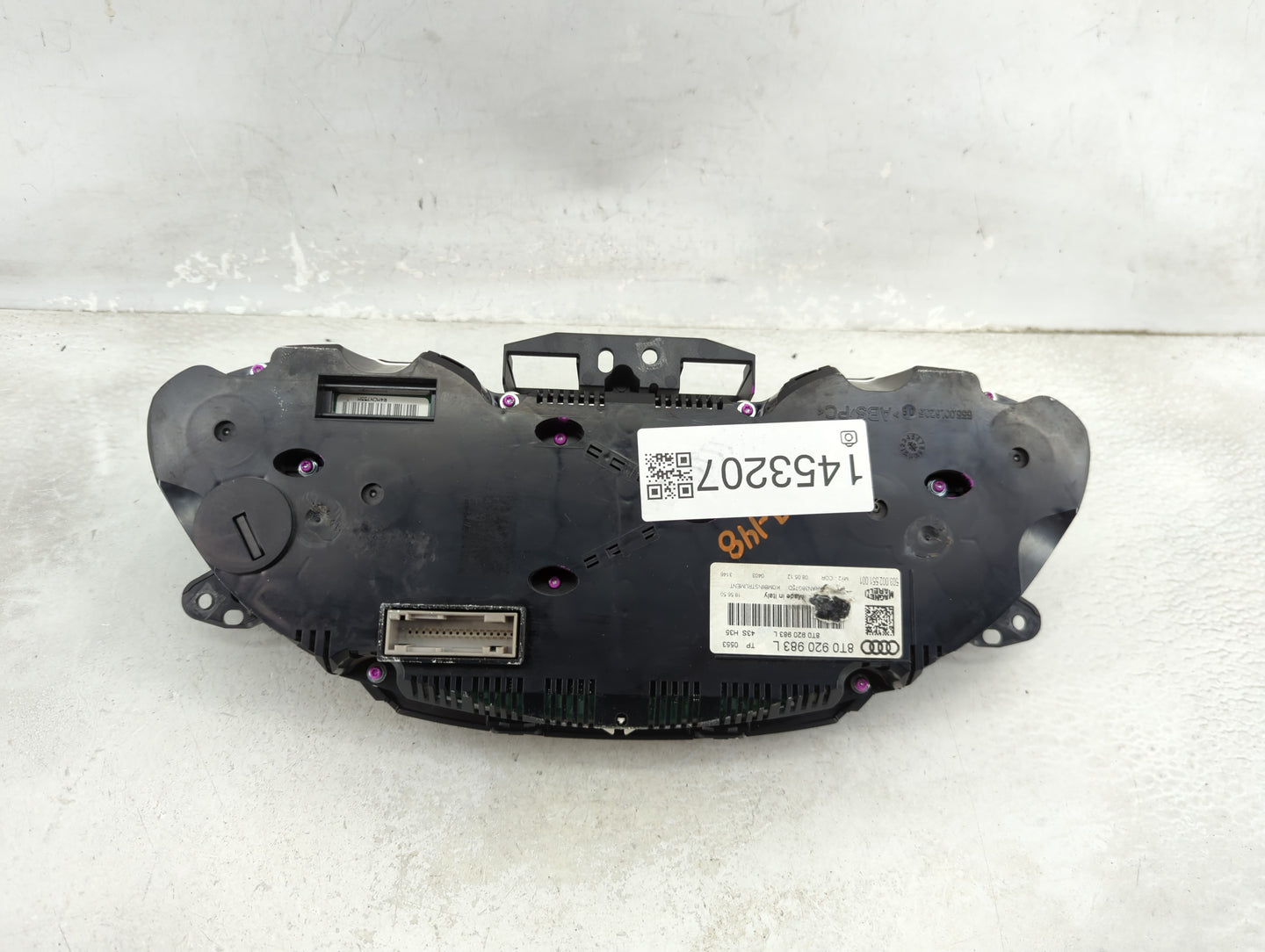 2013 Audi A5 Instrument Cluster Speedometer Gauges P/N:503 002 551 001 8T0 920 983 L Miles: Fits OEM Used Auto Parts - Oemus