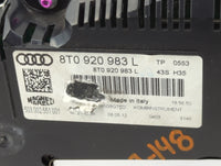 2013 Audi A5 Instrument Cluster Speedometer Gauges P/N:503 002 551 001 8T0 920 983 L Miles: Fits OEM Used Auto Parts - Oemus