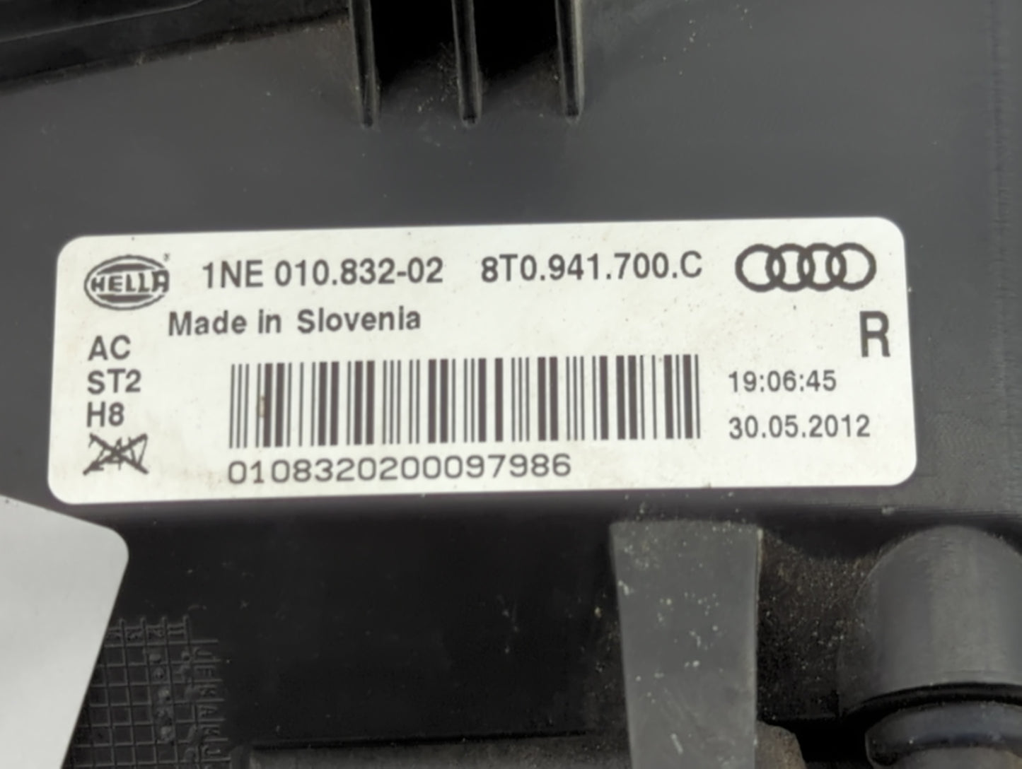 2013-2016 Audi A5 Passenger Right Oem Front Light Lamp Black 1454513 - Oemusedautoparts1.com