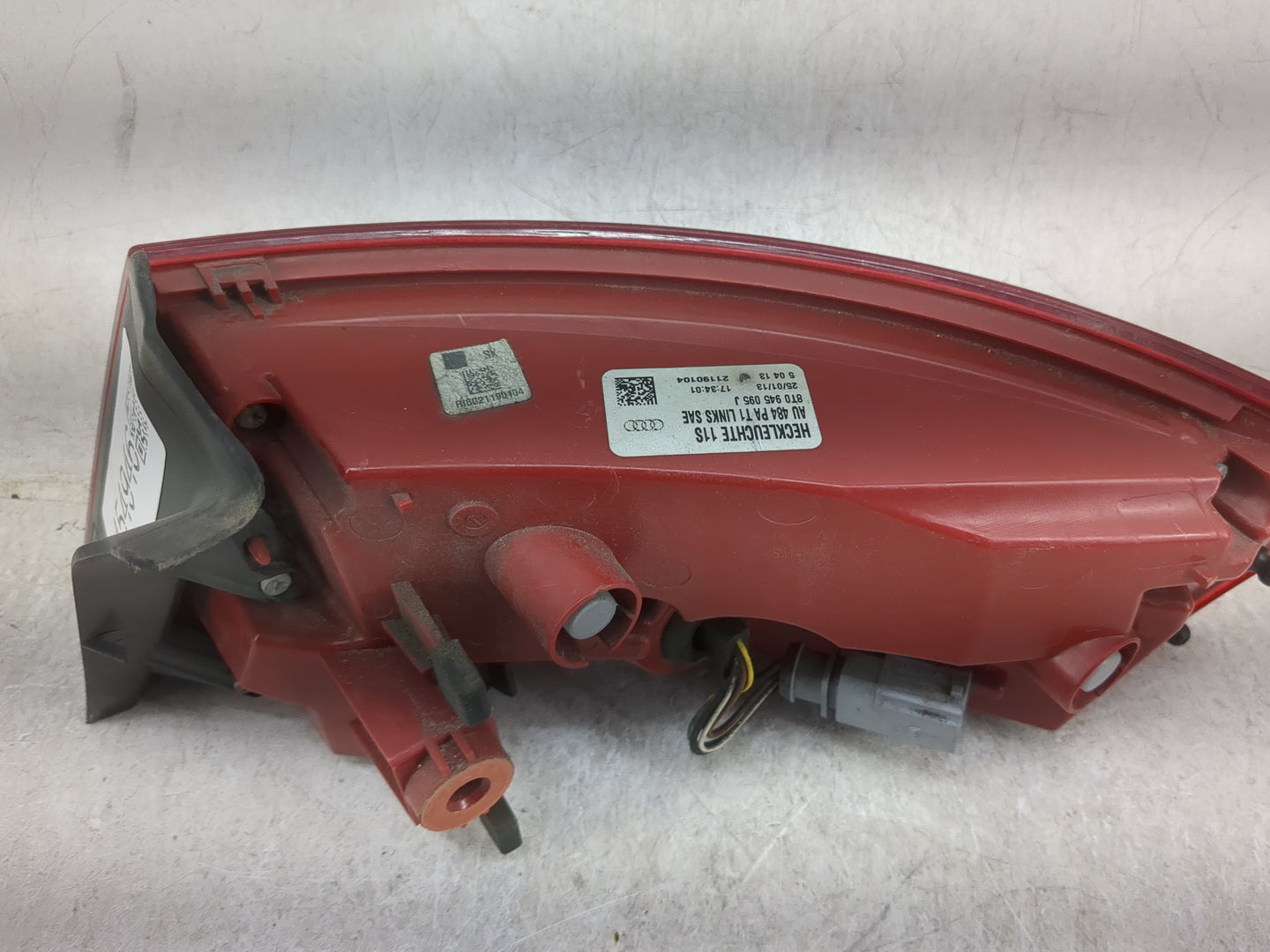 2013-2017 Audi A5 Tail Light Assembly Driver Left OEM P/N:8T0 945 095 J Fits Fits 2013 2014 2015 2016 2017 OEM Used Auto Par
