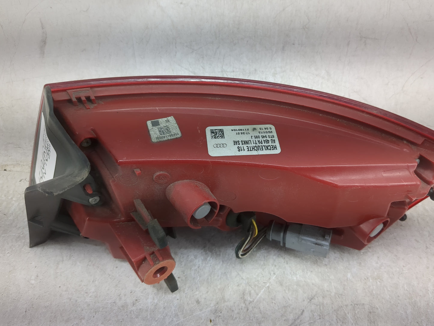 2013-2017 Audi A5 Tail Light Assembly Driver Left OEM P/N:8T0 945 095 J Fits Fits 2013 2014 2015 2016 2017 OEM Used Auto Par
