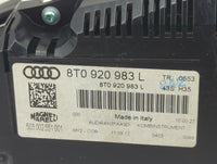 2013 Audi A5 Instrument Cluster Speedometer Gauges P/N:8T0920983L 503002551001 Miles:71K Fits OEM Used Auto Parts - Oemuseda