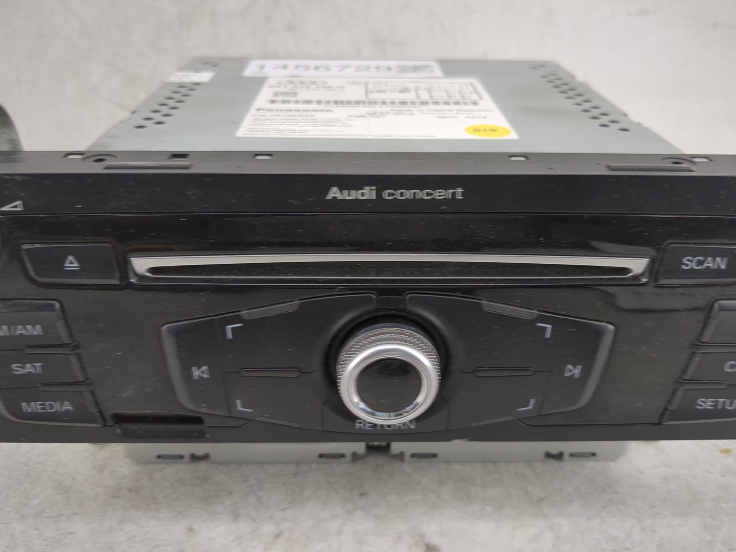 2013 Audi A5 Radio AM FM Cd Player Receiver Replacement P/N:8R1035186H CQ-JA12E2AE Fits Fits 2014 2015 2016 OEM Used Auto Pa