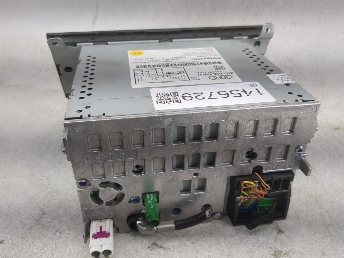 2013 Audi A5 Radio AM FM Cd Player Receiver Replacement P/N:8R1035186H CQ-JA12E2AE Fits Fits 2014 2015 2016 OEM Used Auto Pa