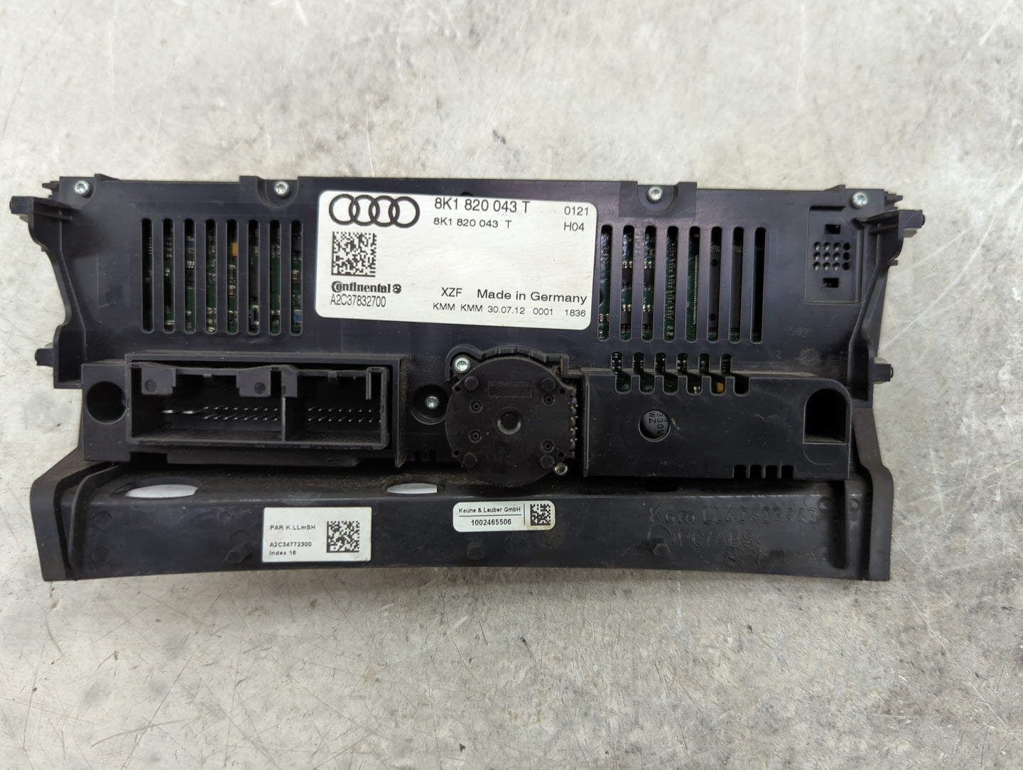 2010-2013 Audi A5 Climate Control Module Temperature AC/Heater Replacement P/N:8K1 820 043 T Fits Fits 2009 2010 2011 2012 2