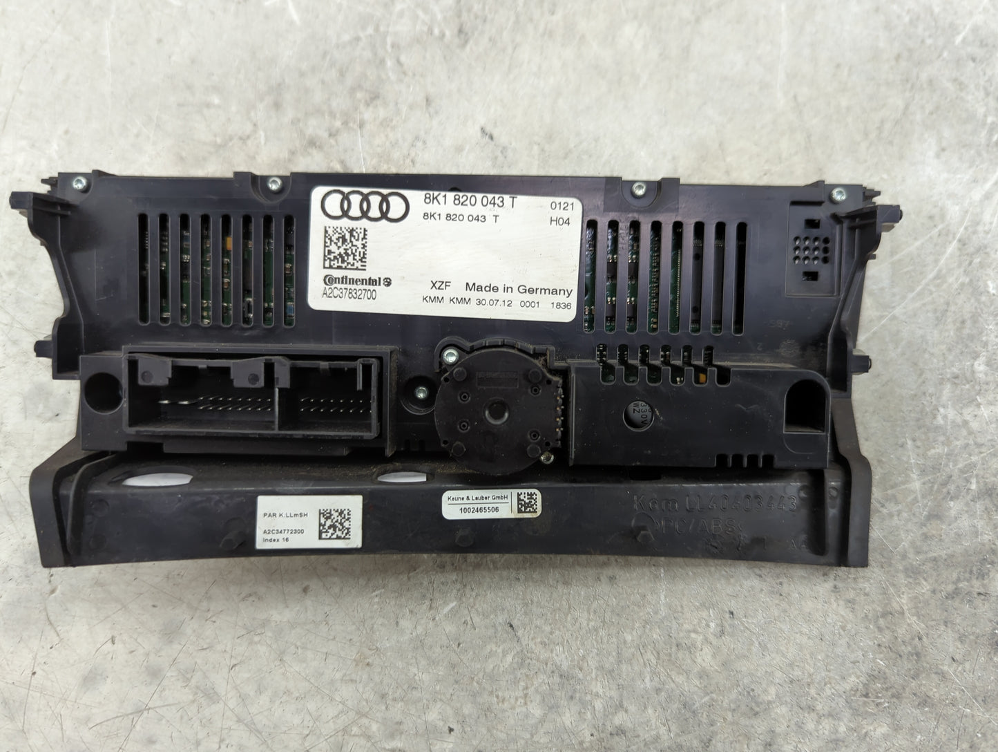 2010-2013 Audi A5 Climate Control Module Temperature AC/Heater Replacement P/N:8K1 820 043 T Fits Fits 2009 2010 2011 2012 2
