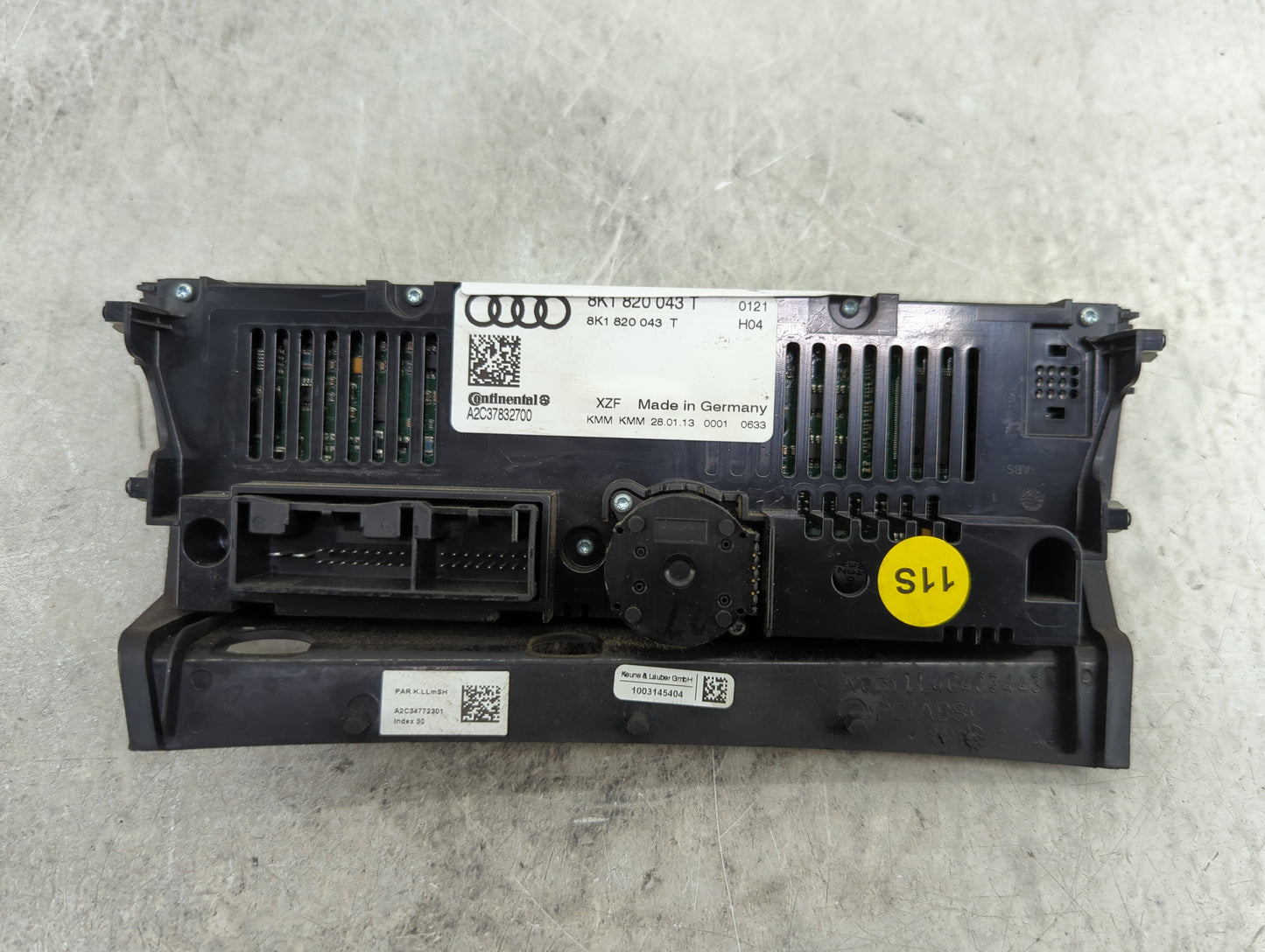 2010-2013 Audi A5 Climate Control Module Temperature AC/Heater Replacement P/N:8K1 820 043 T Fits Fits 2009 2010 2011 2012 2
