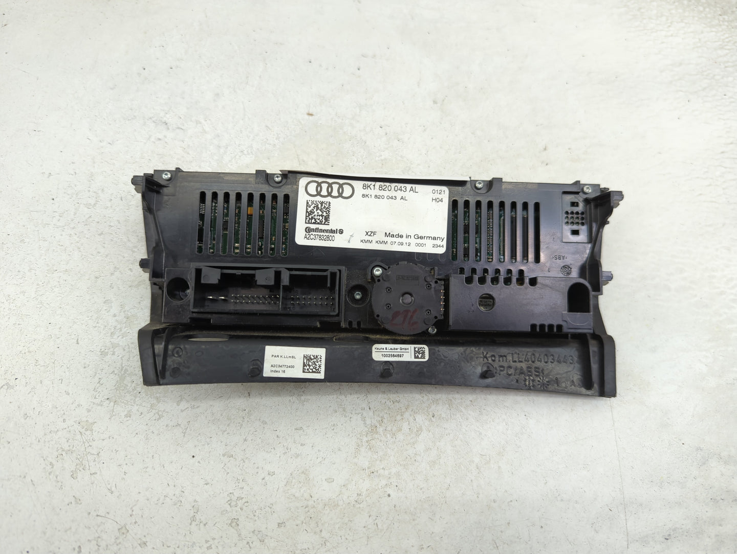 2010-2013 Audi A5 Climate Control Module Temperature AC/Heater Replacement P/N:8K1 820 043 AL Fits Fits 2009 2010 2011 2012 