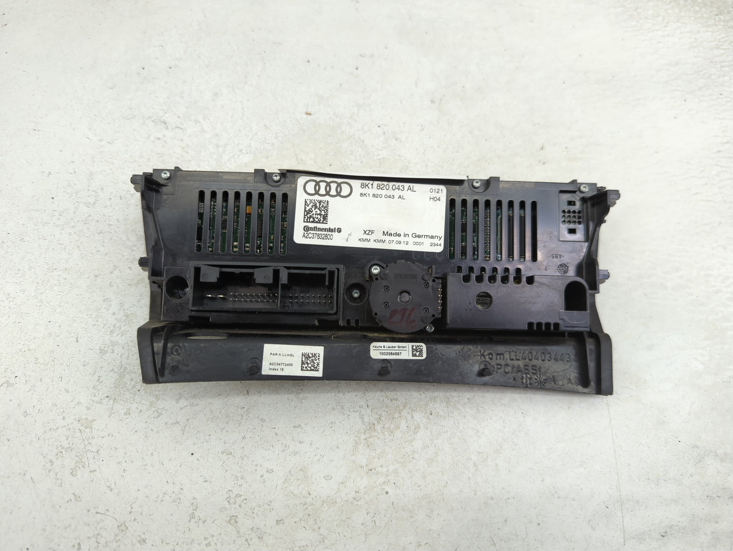 2010-2013 Audi A5 Climate Control Module Temperature AC/Heater Replacement P/N:8K1 820 043 AL Fits Fits 2009 2010 2011 2012 