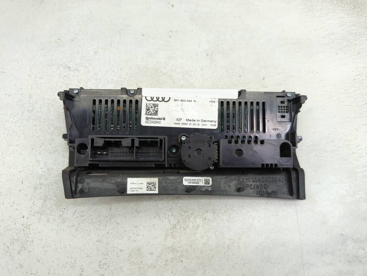 2010-2013 Audi A5 Climate Control Module Temperature AC/Heater Replacement P/N:8K1 820 043 N Fits Fits 2009 2010 2011 2012 2
