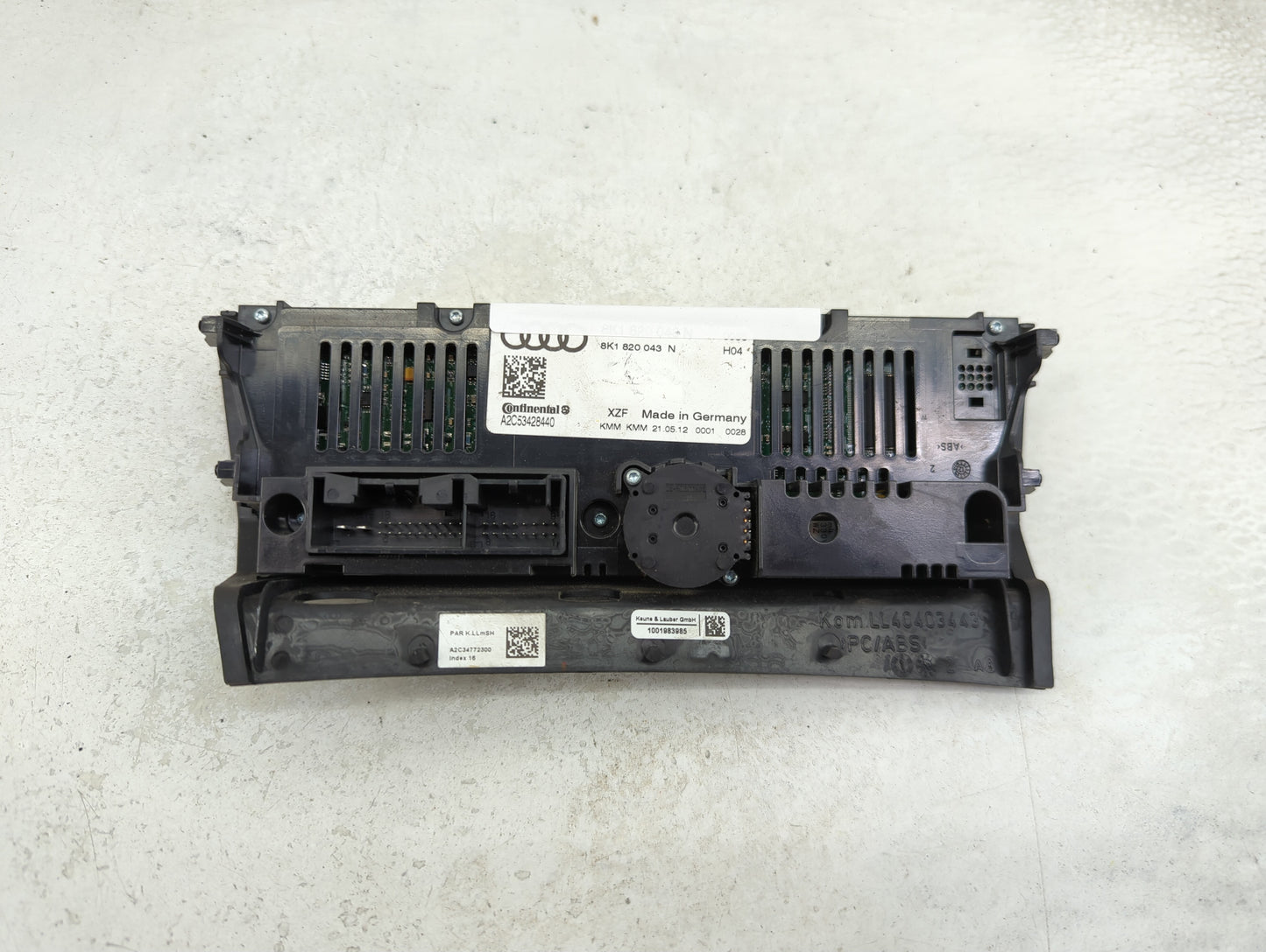 2010-2013 Audi A5 Climate Control Module Temperature AC/Heater Replacement P/N:8K1 820 043 N Fits Fits 2009 2010 2011 2012 2